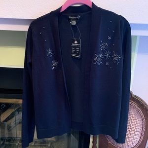 ESPERANZA NAVY BLUE OPEN CARDIGAN ( S) 💙 NWT